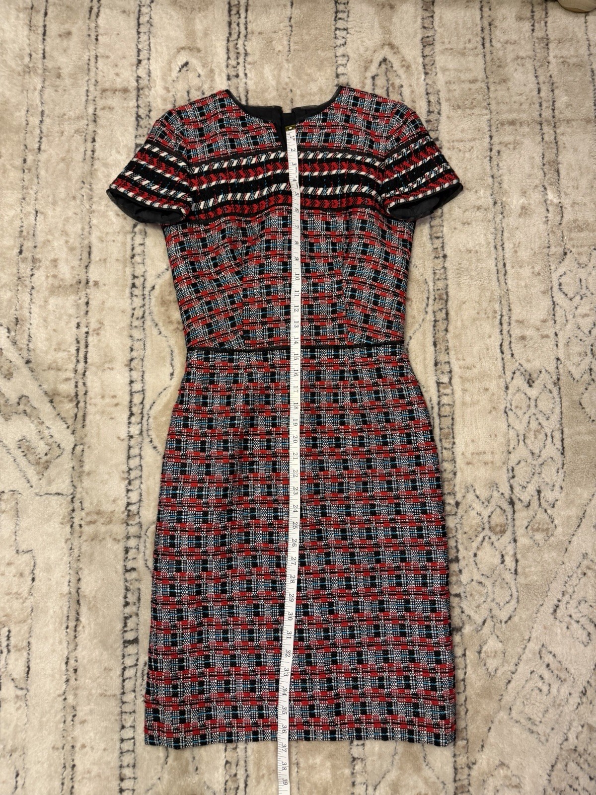 Oscar de La Renta Tweed Sheath Women’s Dress Size 2