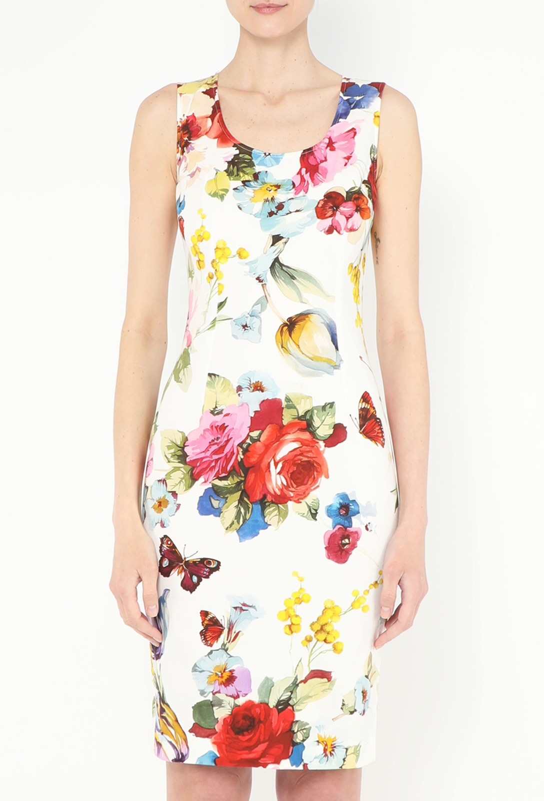Floral Dolce & Gabbana Dress Size 42 EU Medim Cotton Italy