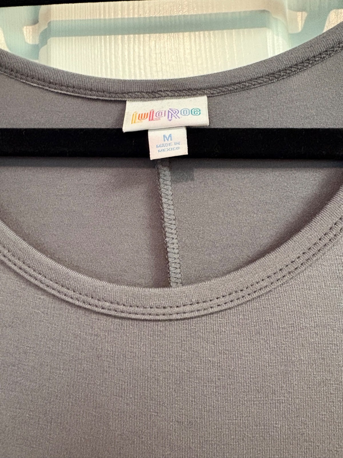 LuLaRoe NWT Carly dress Medium (8-10); solid gray