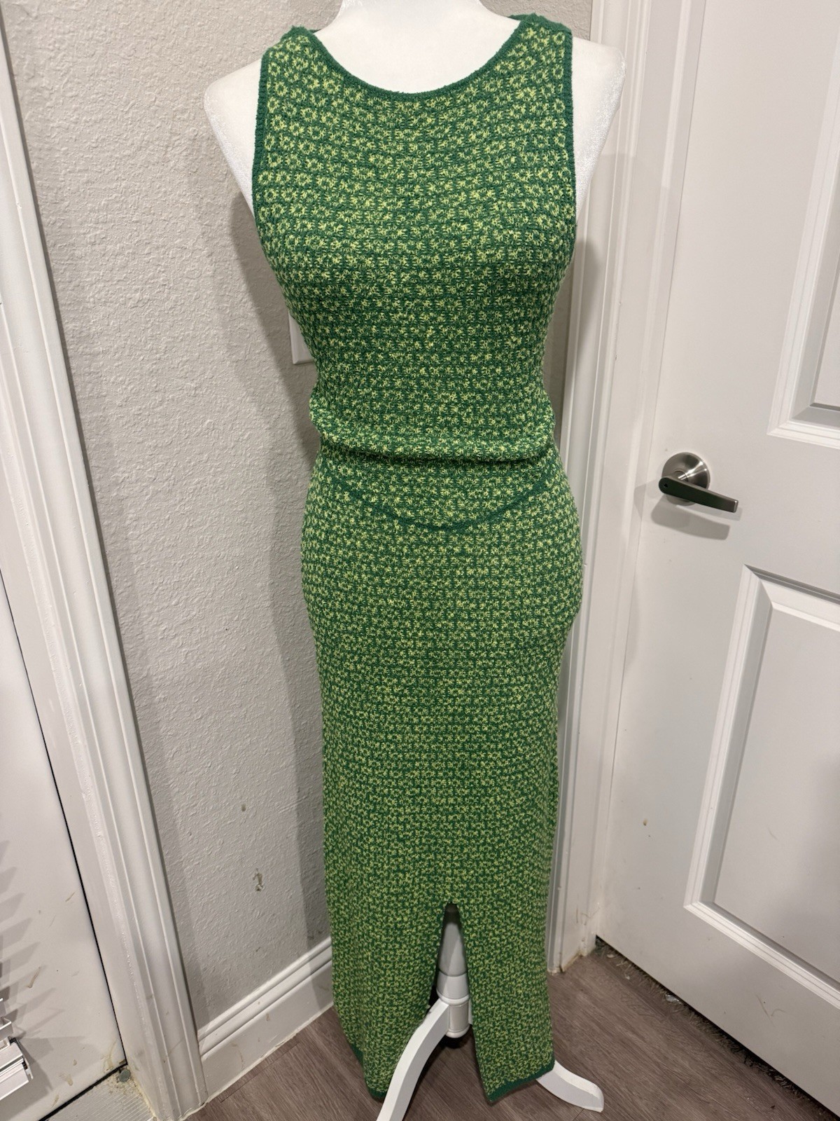 NWT Free People Mindy Sweater Knit Maxi Dress Sleeveless Size Medium