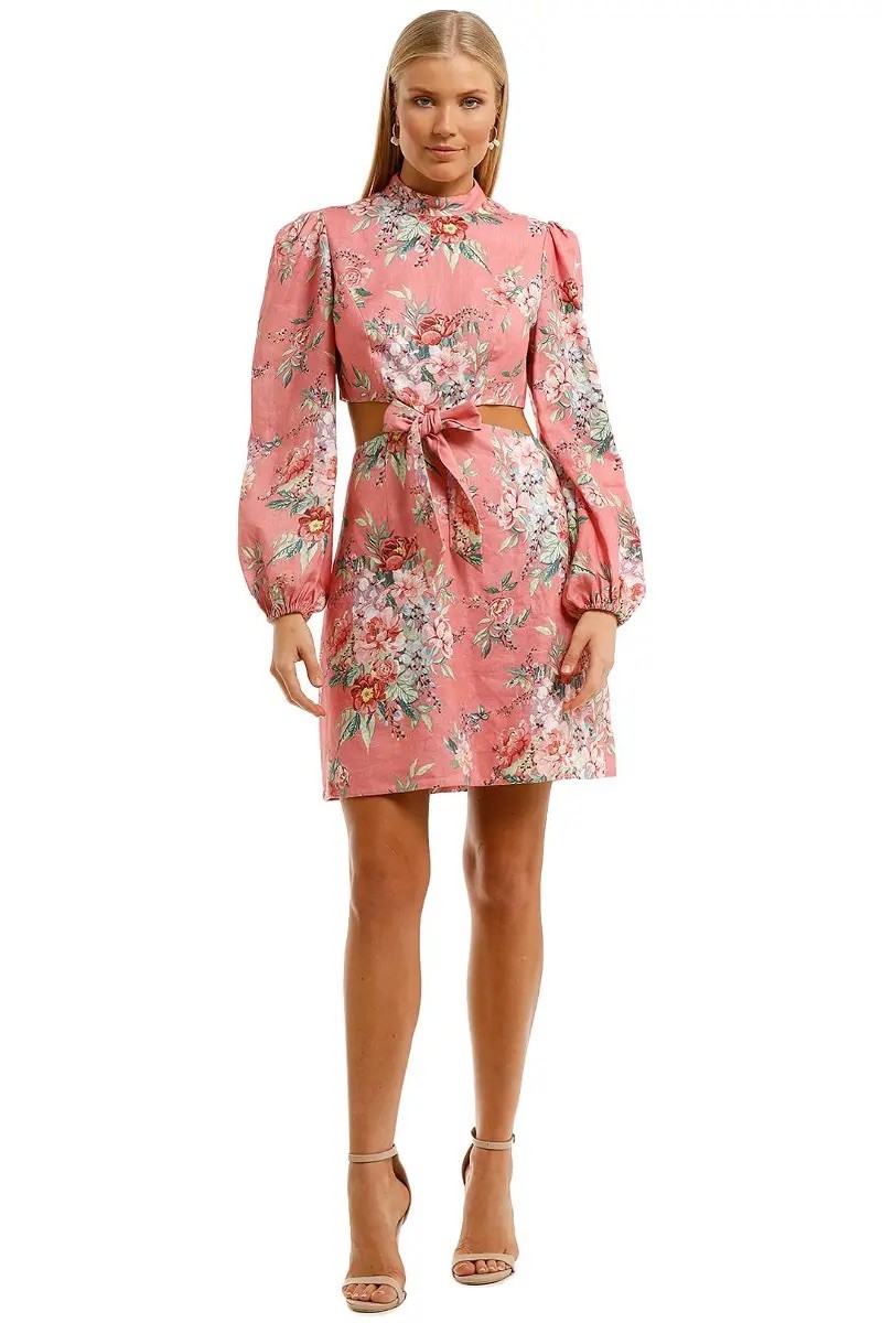 ZIMMERMANN – Bellitude Bow Front Dress – Size 2 (M) / AU 12 / US 8