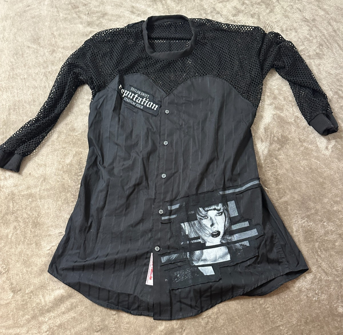 Custom Taylor Swift Dress, Size Large L, by Velvet Familiar, Reputation Tour