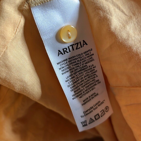 NWT Aritzia Little Moon Milos tiered ruffle a line sleeveless dress m medium