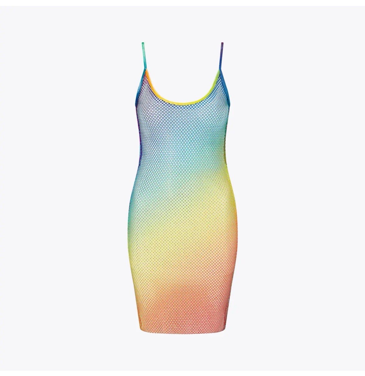 KURT GEIGER gradient Mesh Mini Dress