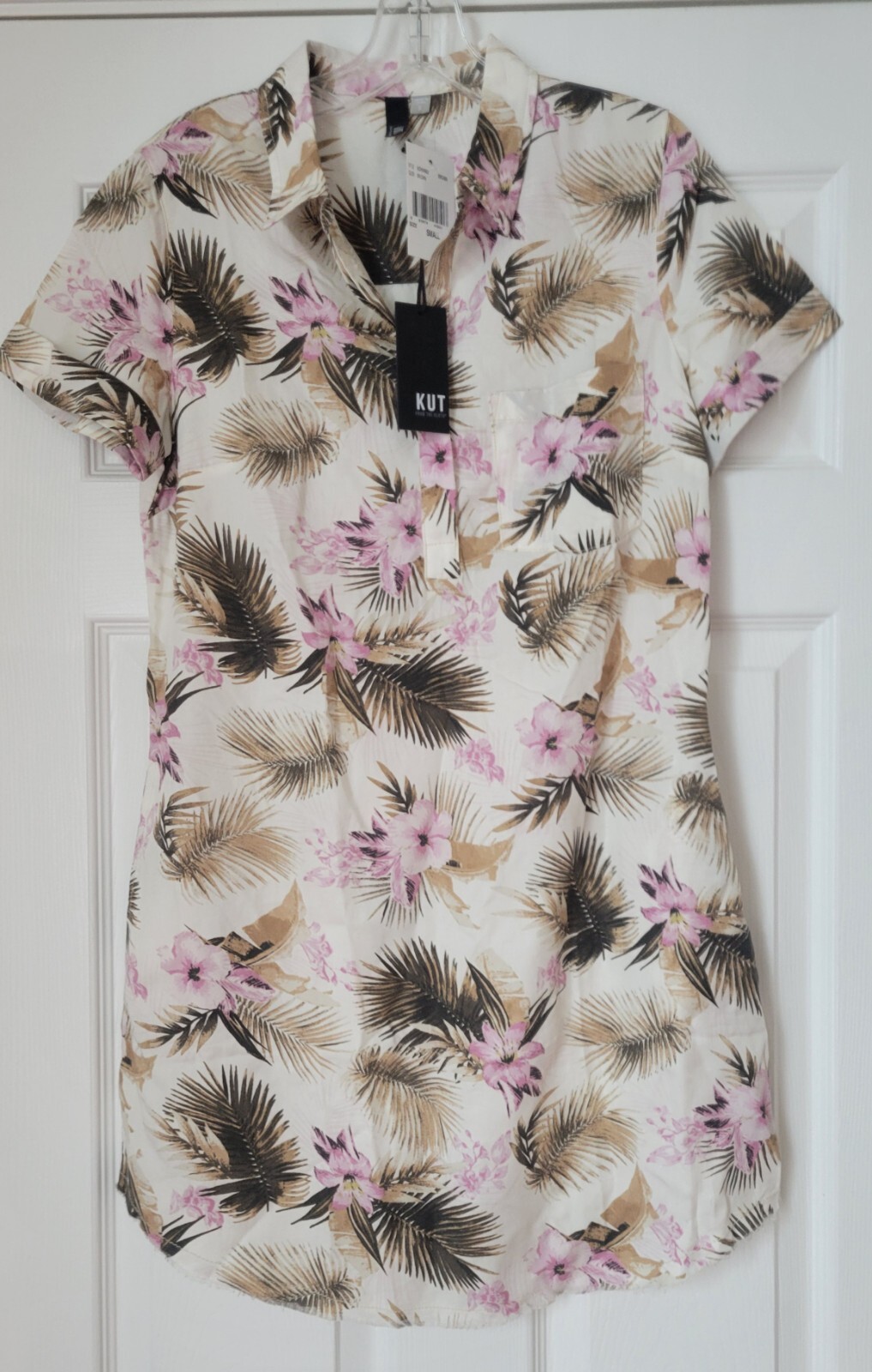 Kut From The Kloth Raelynn Shift Dress Floral Print NWT $98 S