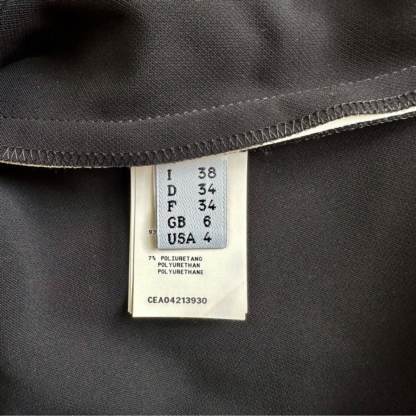 Cédric Charlier Designer Colorblock Asymmetrical Black & White Shift Dre…