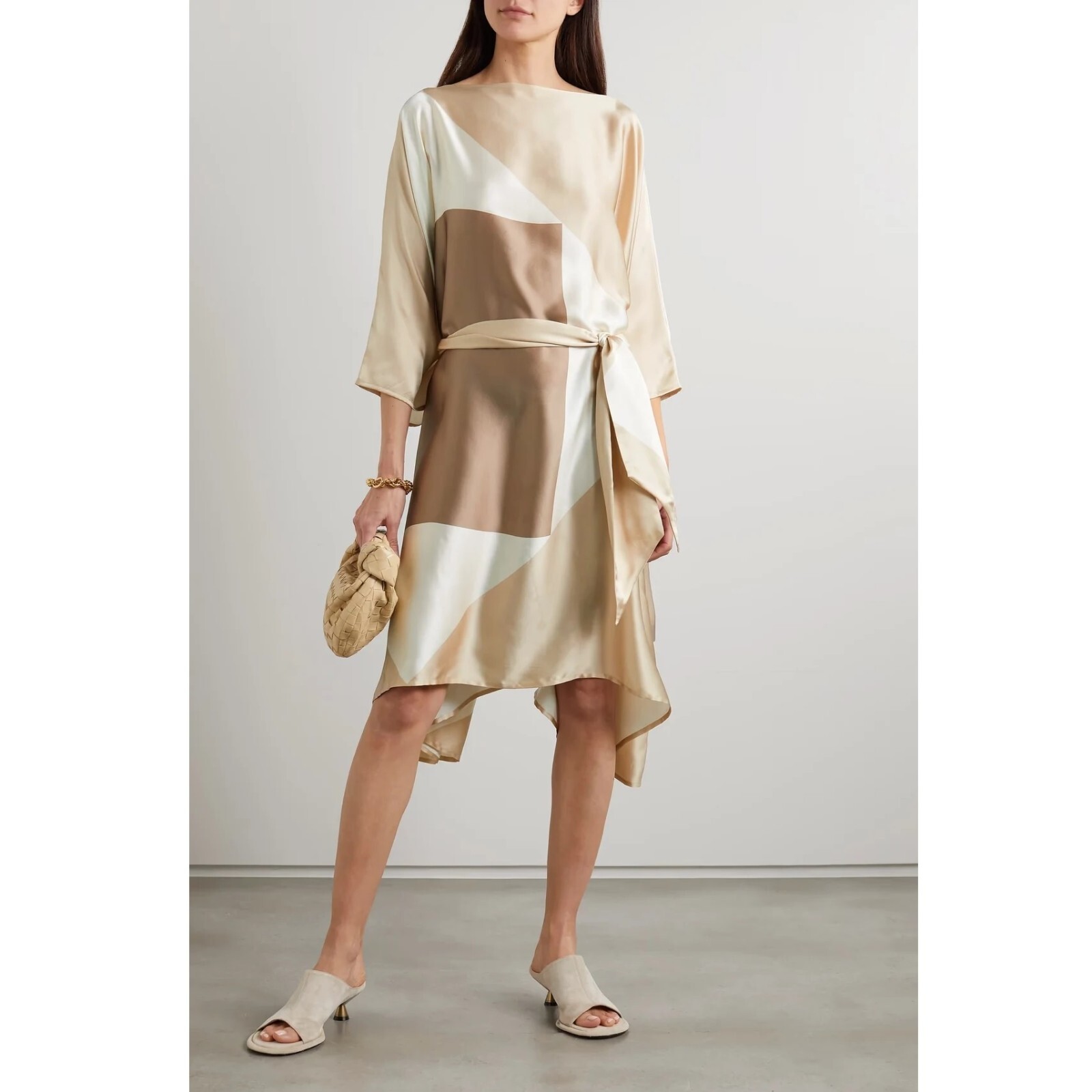 Soft Satin Silk Kaftan, Party Wear, Summer Wear Kaftan, Short Women Kaftan J5709