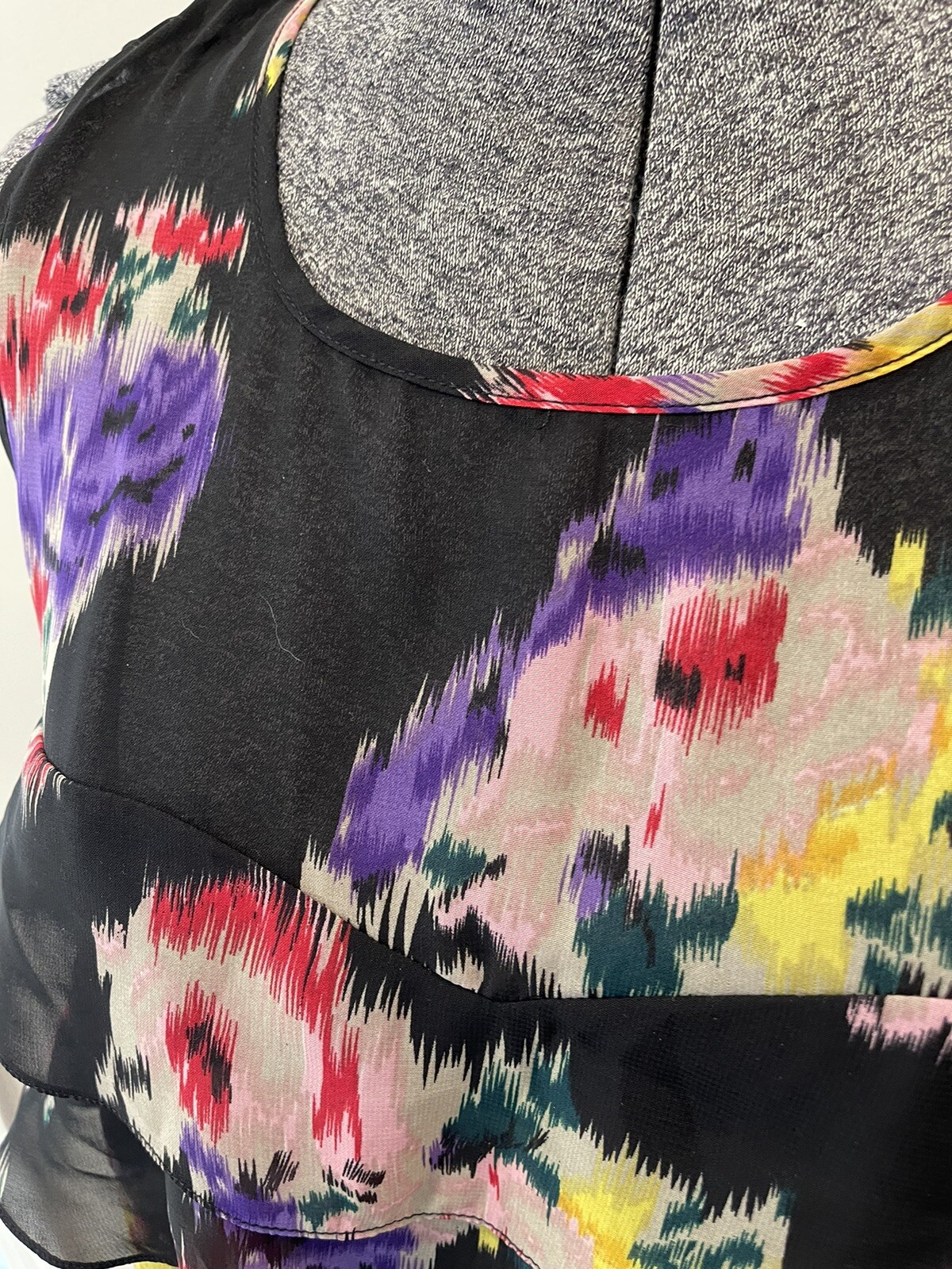 Review Australia Women’s Size 12 Flutter Mini Dress-sleeveless-Ikat Agnes NWT