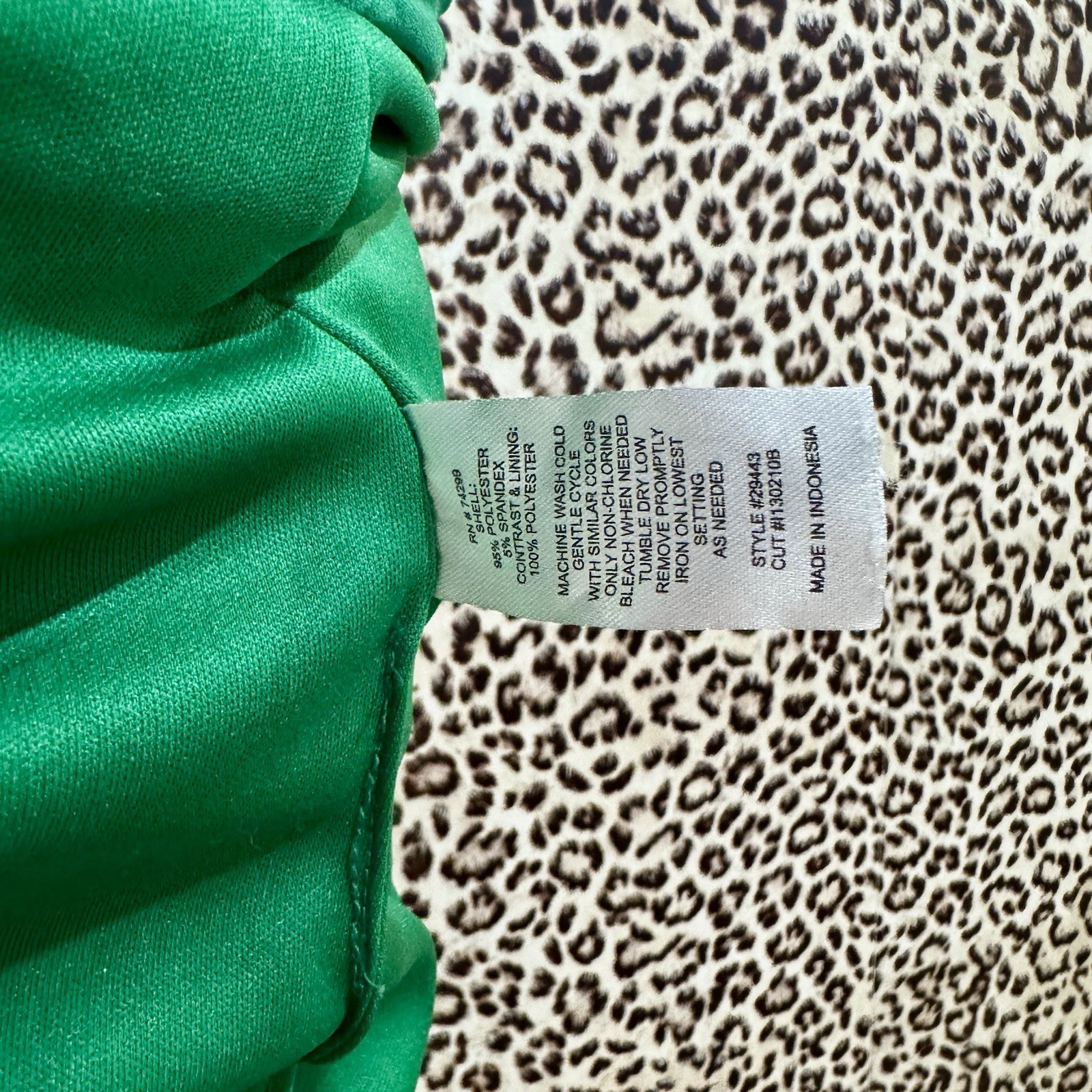 Sweet Storm Green Ruched Sleeveless Bodycon Mini Dress Cowl Neck Size L