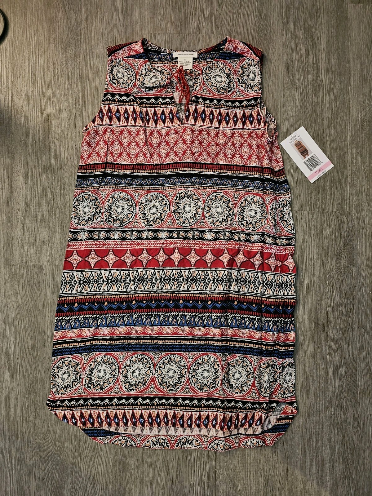 BEACH LUNCH LOUNGE Ruby Red Summer Dress Medium Sleeveless NWT MSRP $58.00