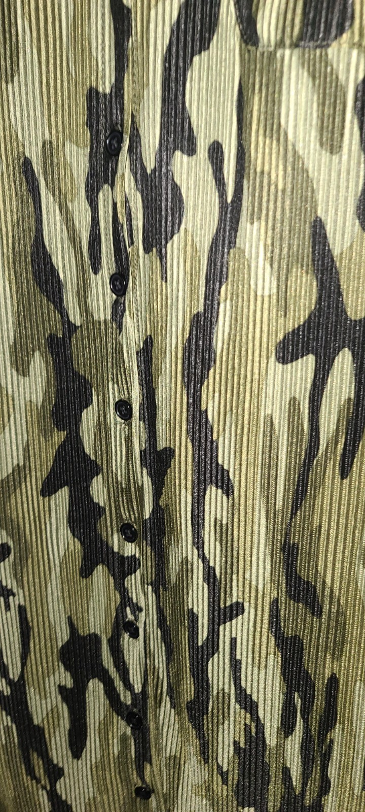 Jolie & Joy Camouflage Button Up Dress with Short Sleeves Sz XL Y2K Airy Camo