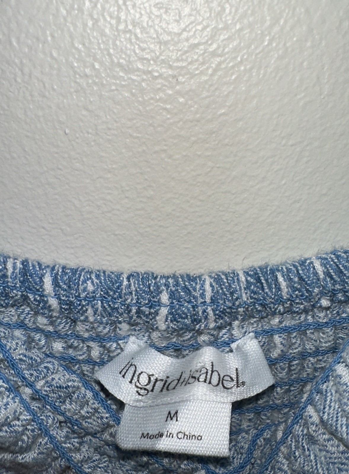 Isabel Maternity By Ingrid & Isabel Maxi Dress Womens M Blue Chambray Smocked