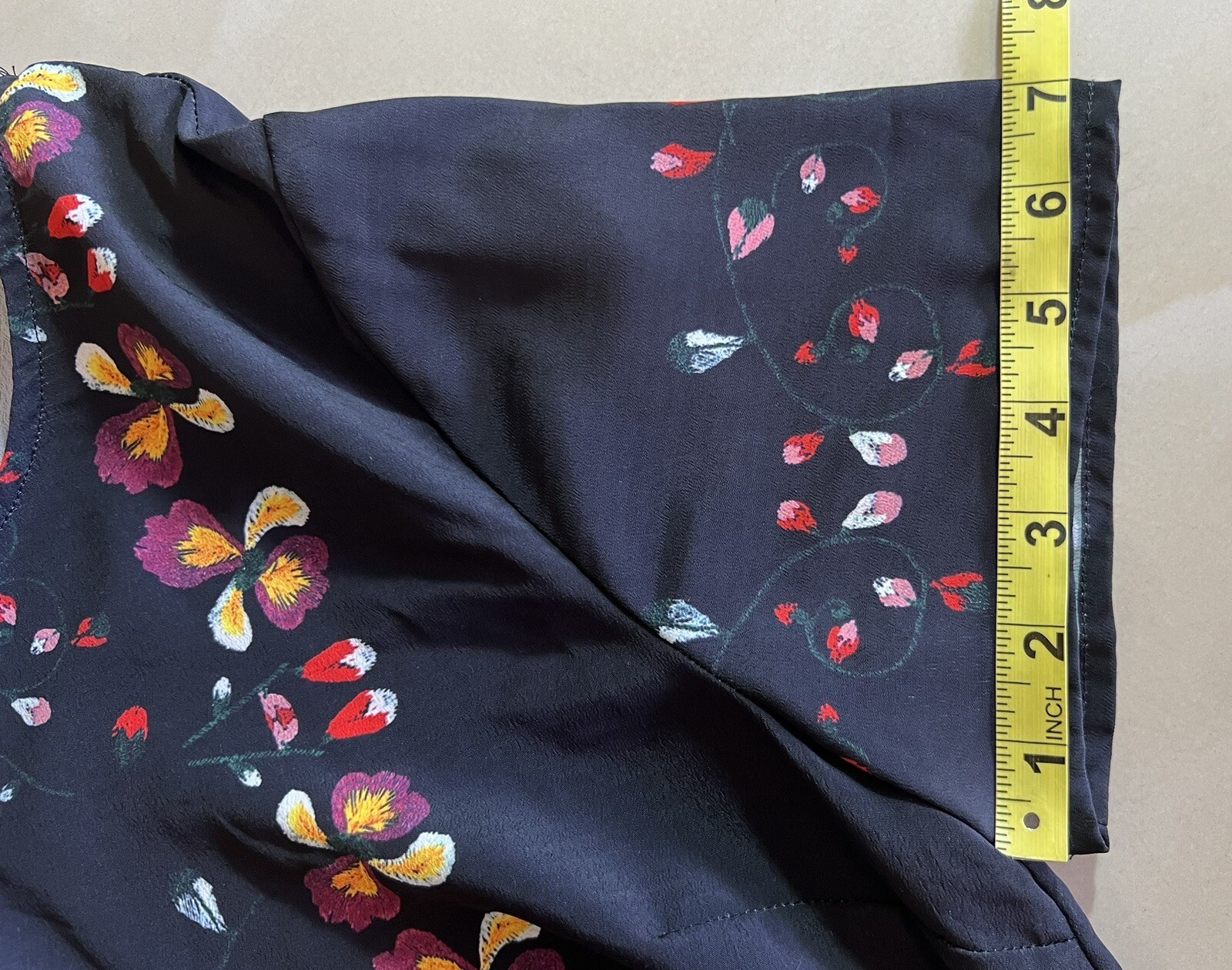 MINK PINK Wisdom Tee Short Sleeve Shift Dress black floral Size M Bohemian Boho