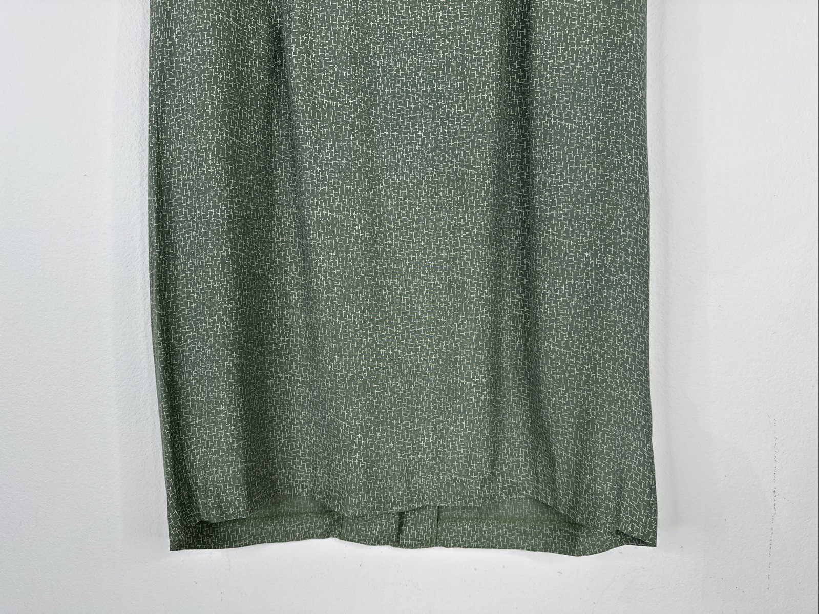 VTG Karin Stevens Printed Button Front Midi Dress Womens Size 18 Green NEW DS