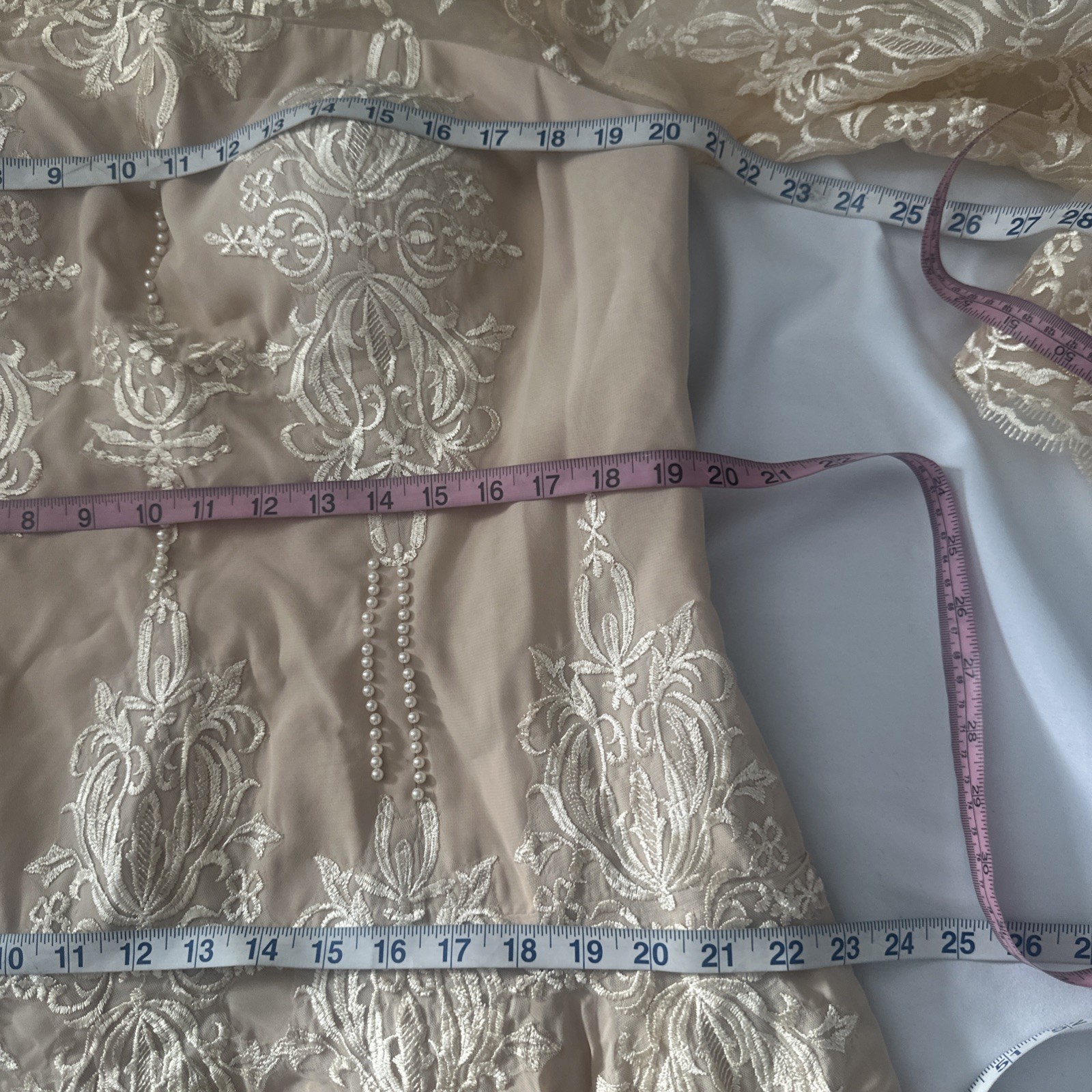 NEW UNBRANDED [ 18W Plus Size ] Applique Chiffon Champagne Mother of The Bride