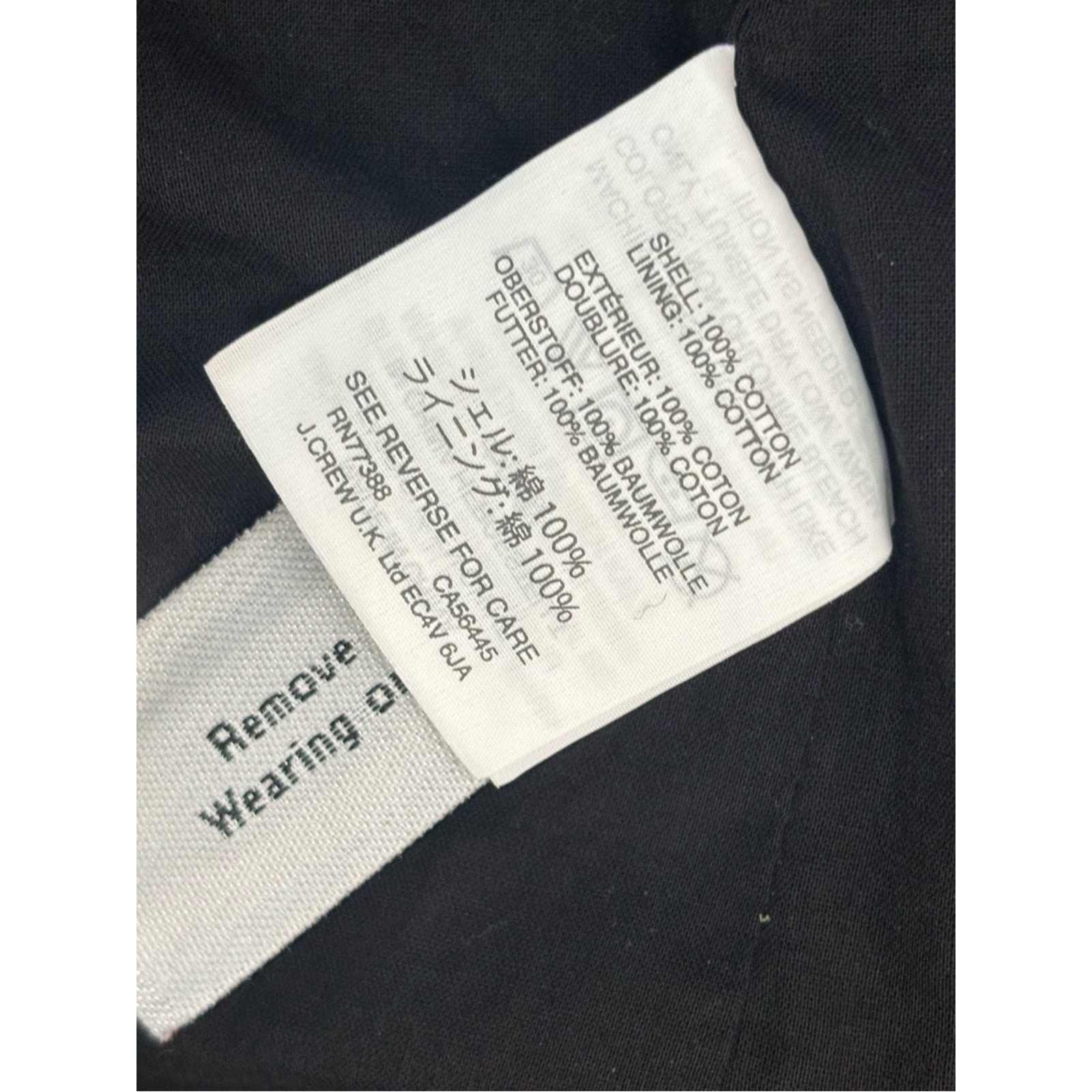 J Crew Black Eyelet Button-Front Midi Dress 100% Cotton Dress