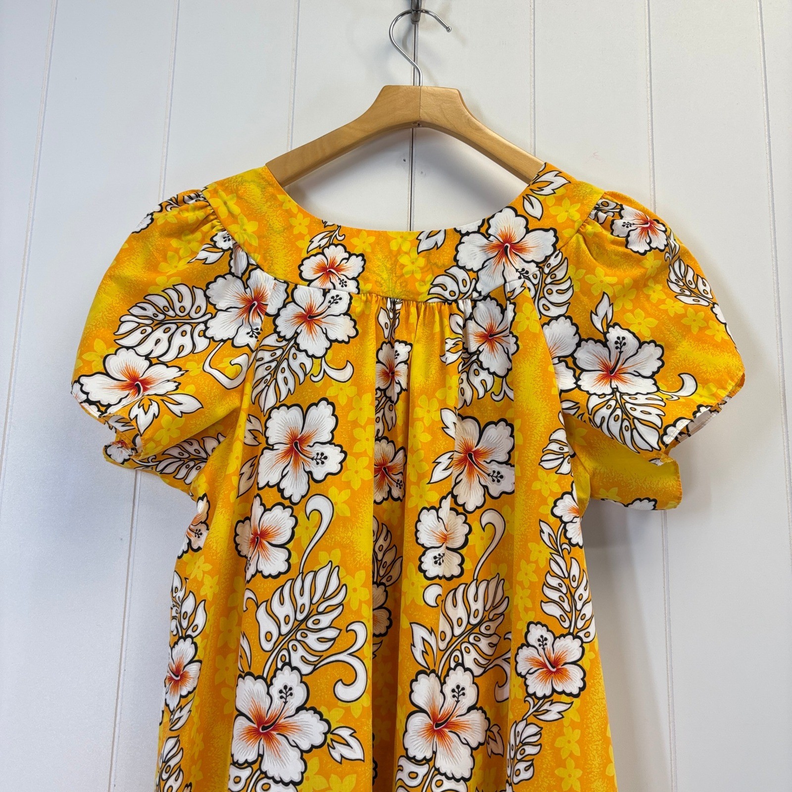 VTG Hawaiian Reserve Collection Tropical Hawaiian Muumuu Dress Size L Resort