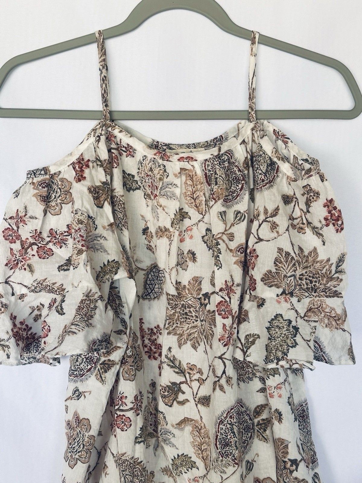 Easel Floral Off Shoulder Cold Shoulder Shift Short Dress Women S ET6586