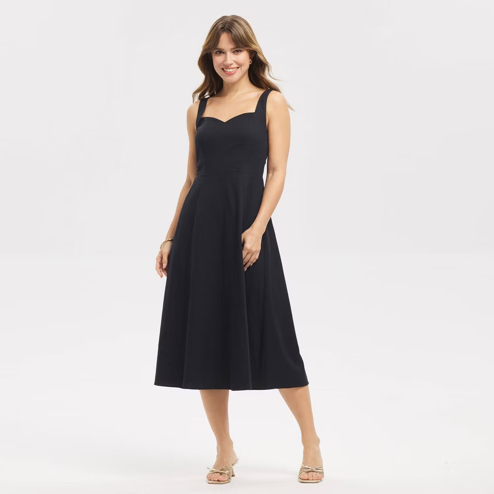 Women Midi Dress – A New Day Black M