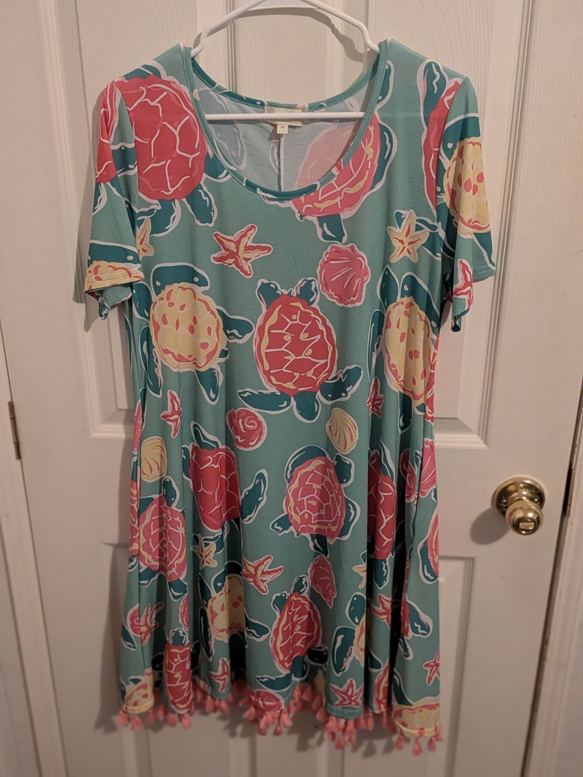Simply Southern Sea Turtle Dress Size M