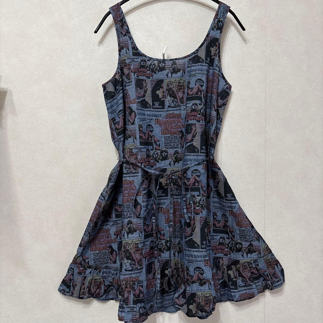HYSTERIC GLAMOUR Comic Pattern Dress