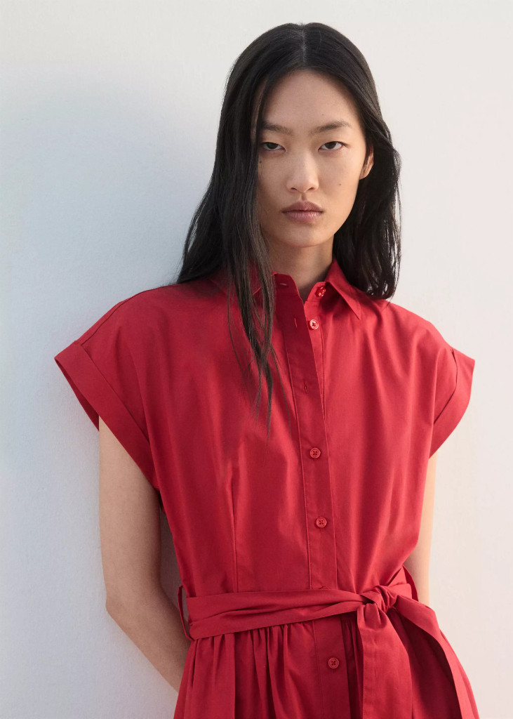 NWT mango Belt shirt dress