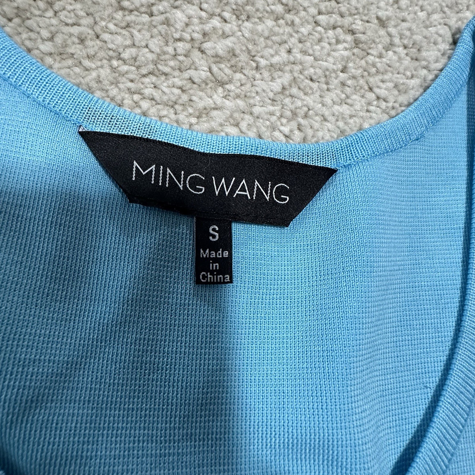 Ming Wang Sleeveless Shift Dress Women’s S Blue Knee Length Pencil