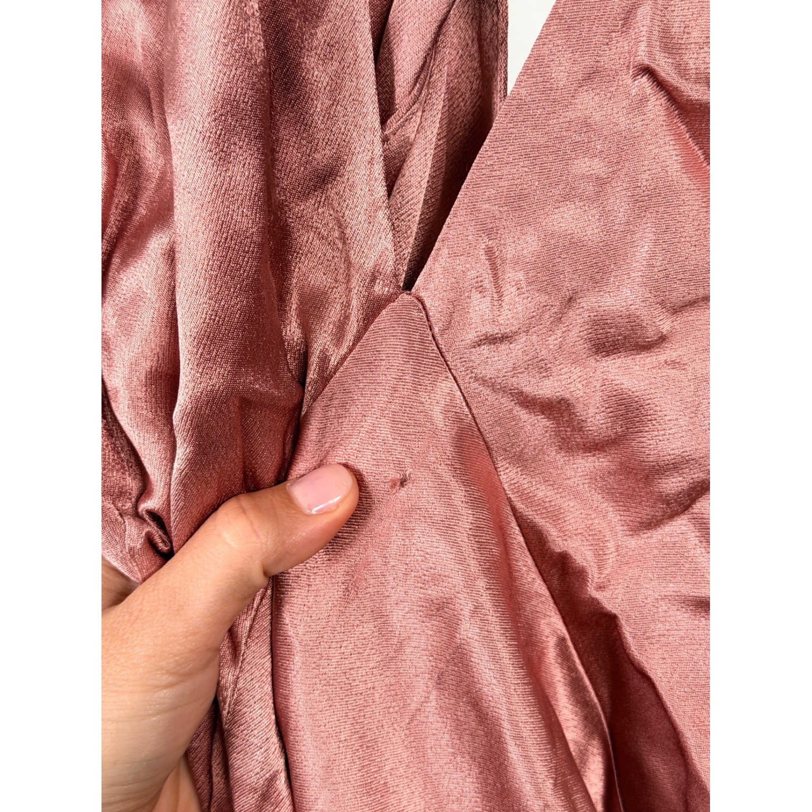 Shona Joy La Lune High Neck Twist Maxi Dress Antique Rose Pink Size 6