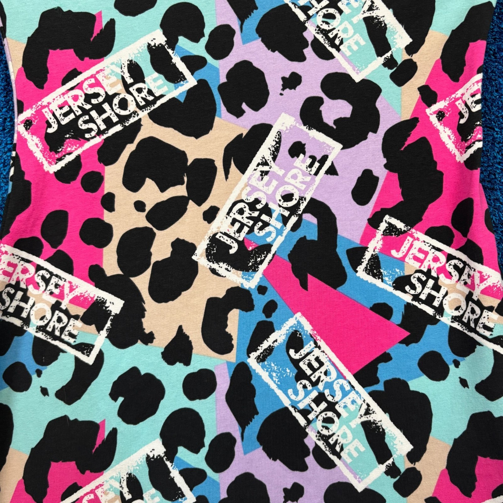 Jersey Shore Self Titled Multicolored Graphic Tube Dress Size Small