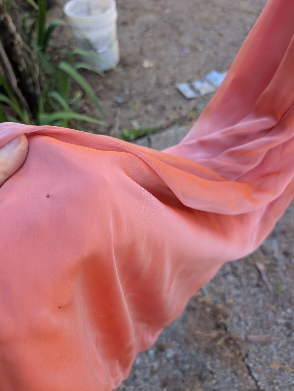 Maria Bianca Nero long Dress Sz S peach orange new with tags