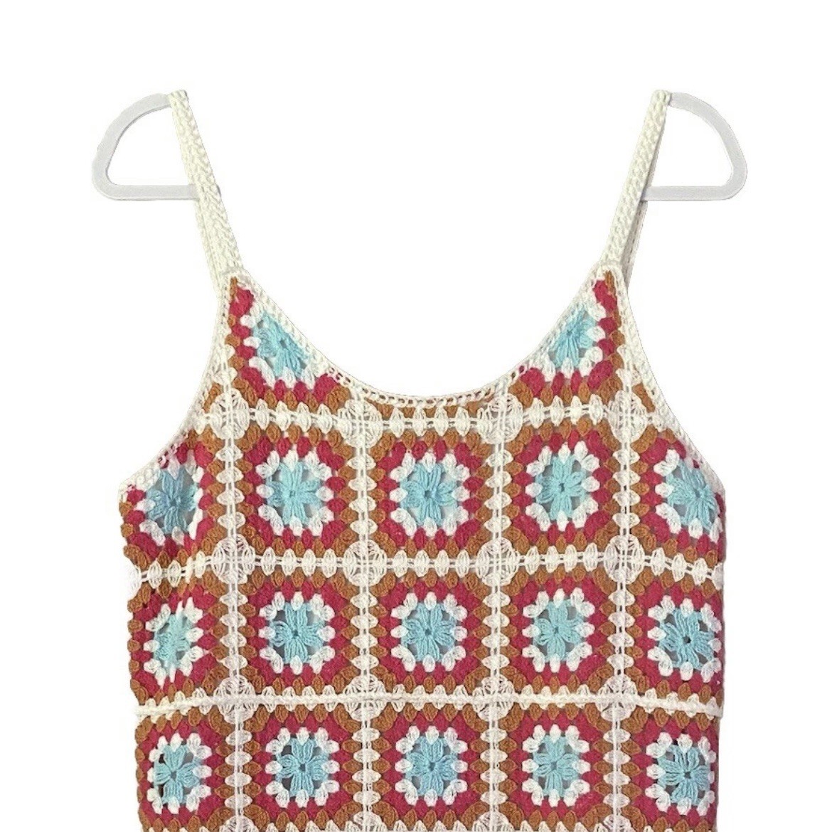 Willow and Wind Crochet Sundress Multi Color Cotton Blend Women’s Size XS – NWT