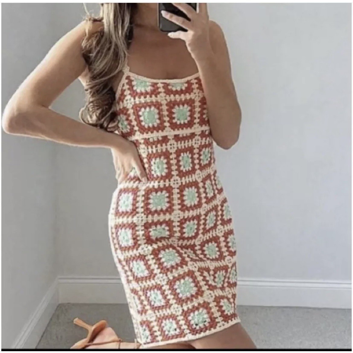 Willow and Wind Crochet Sundress Multi Color Cotton Blend Women’s Size XS – NWT