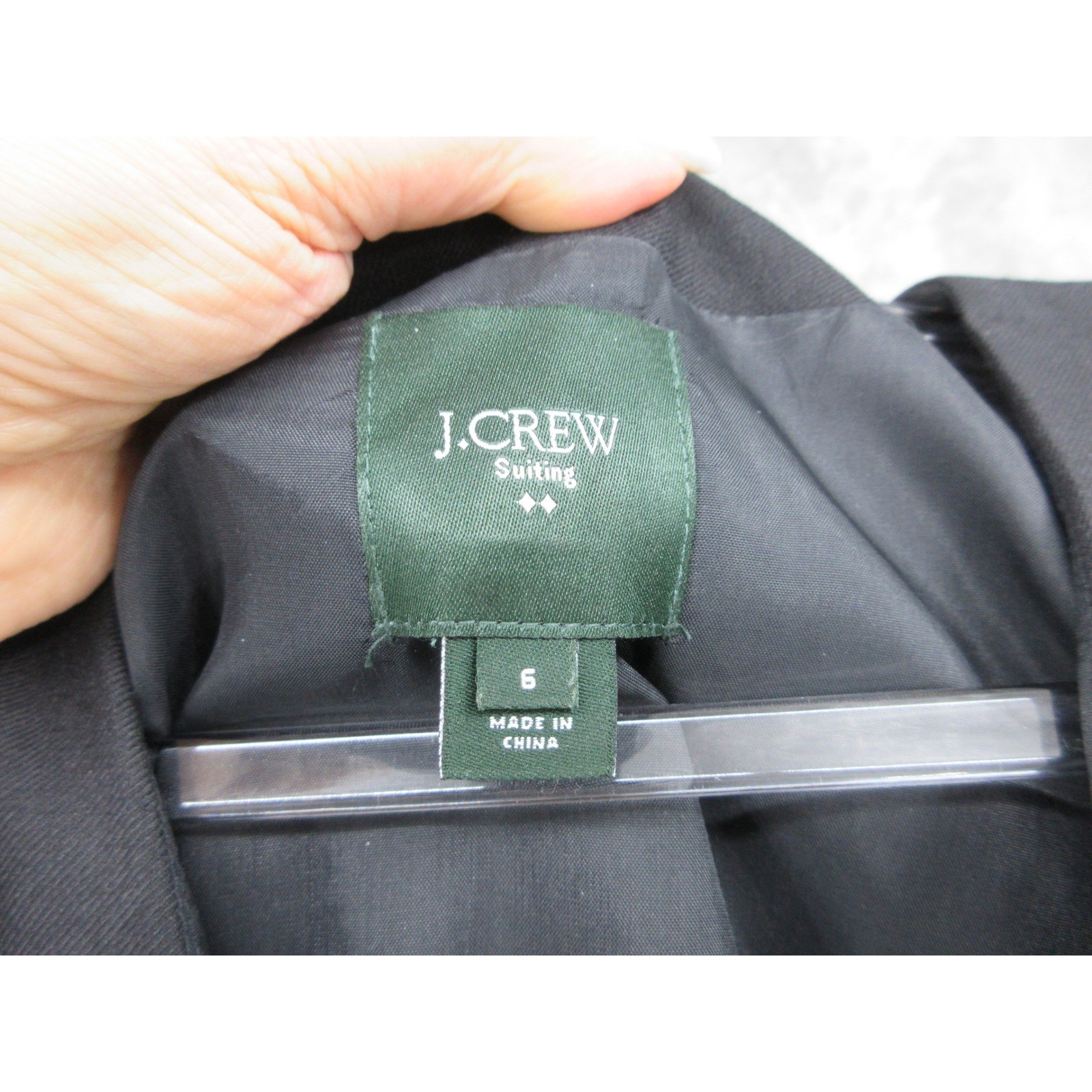 J Crew Dress Womens 6 Suiting Wool Sheath Classic Career Office City Zip Black