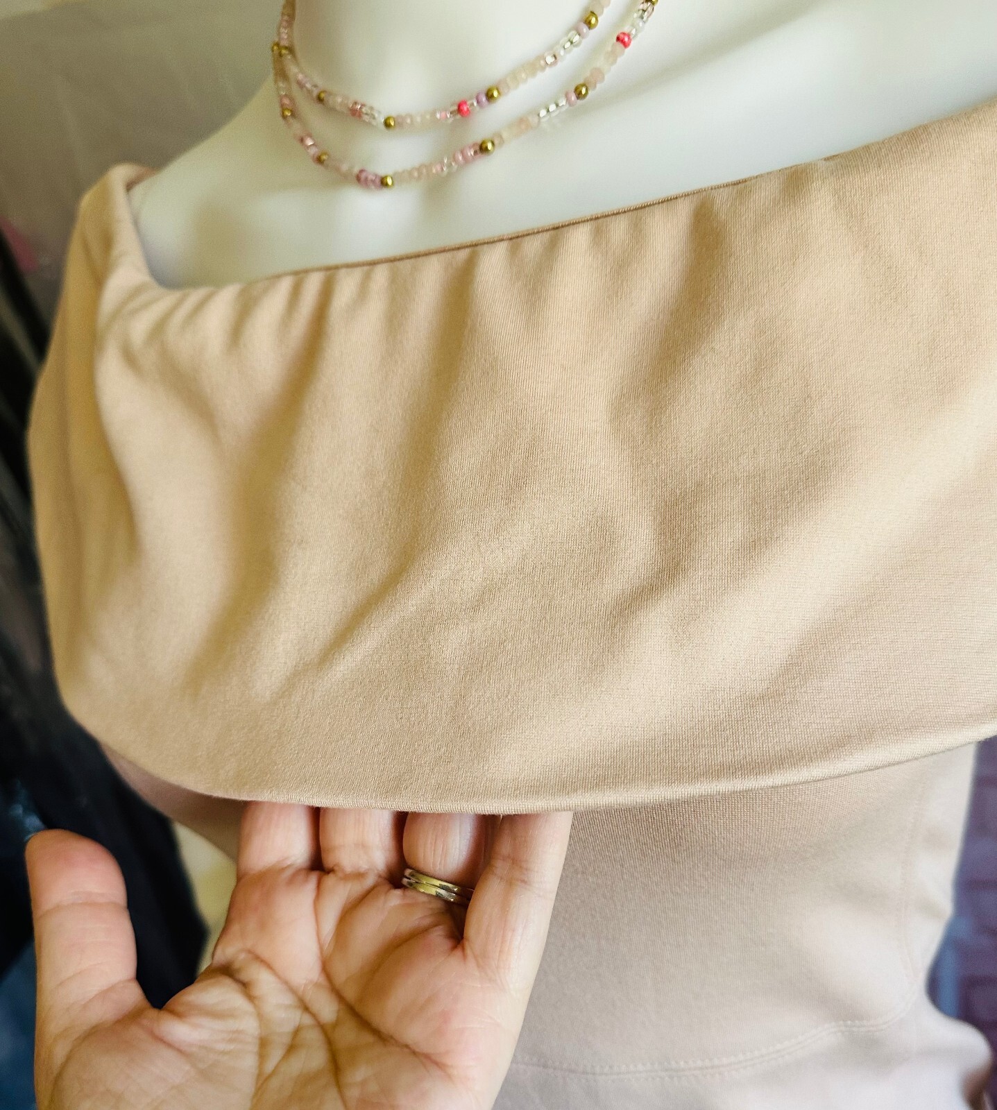 Strapless Dress in Soft Pink