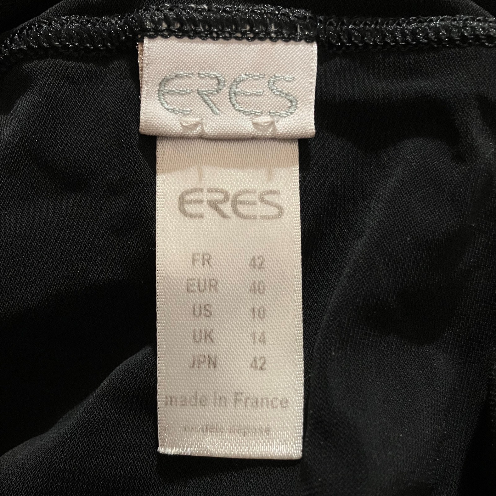 ERES (yes, ERES!) Chic Black Lace Slip Dress L