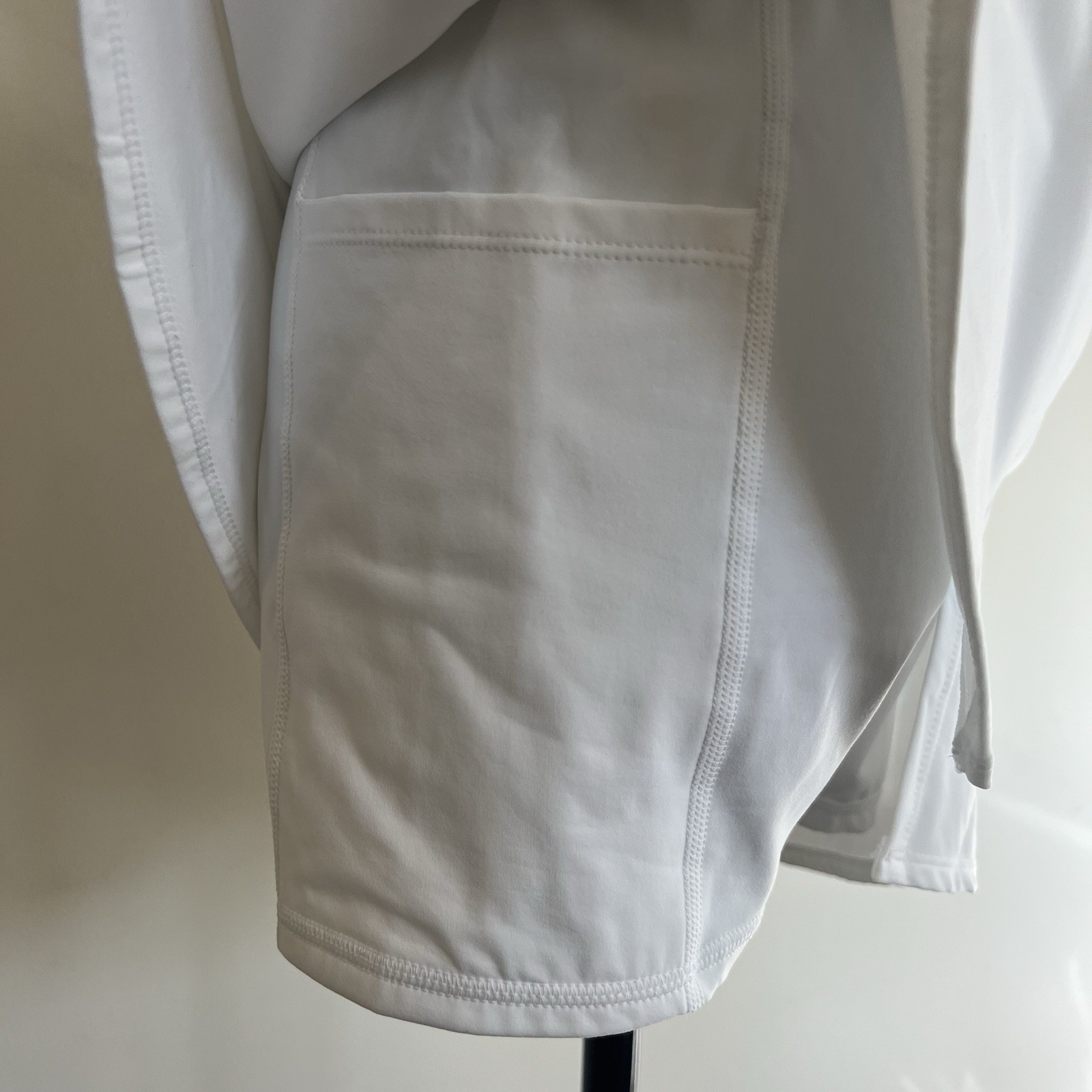 Joy Lab NWT True White Active Dress Built in Shelf Bra and Shorts X-Back L