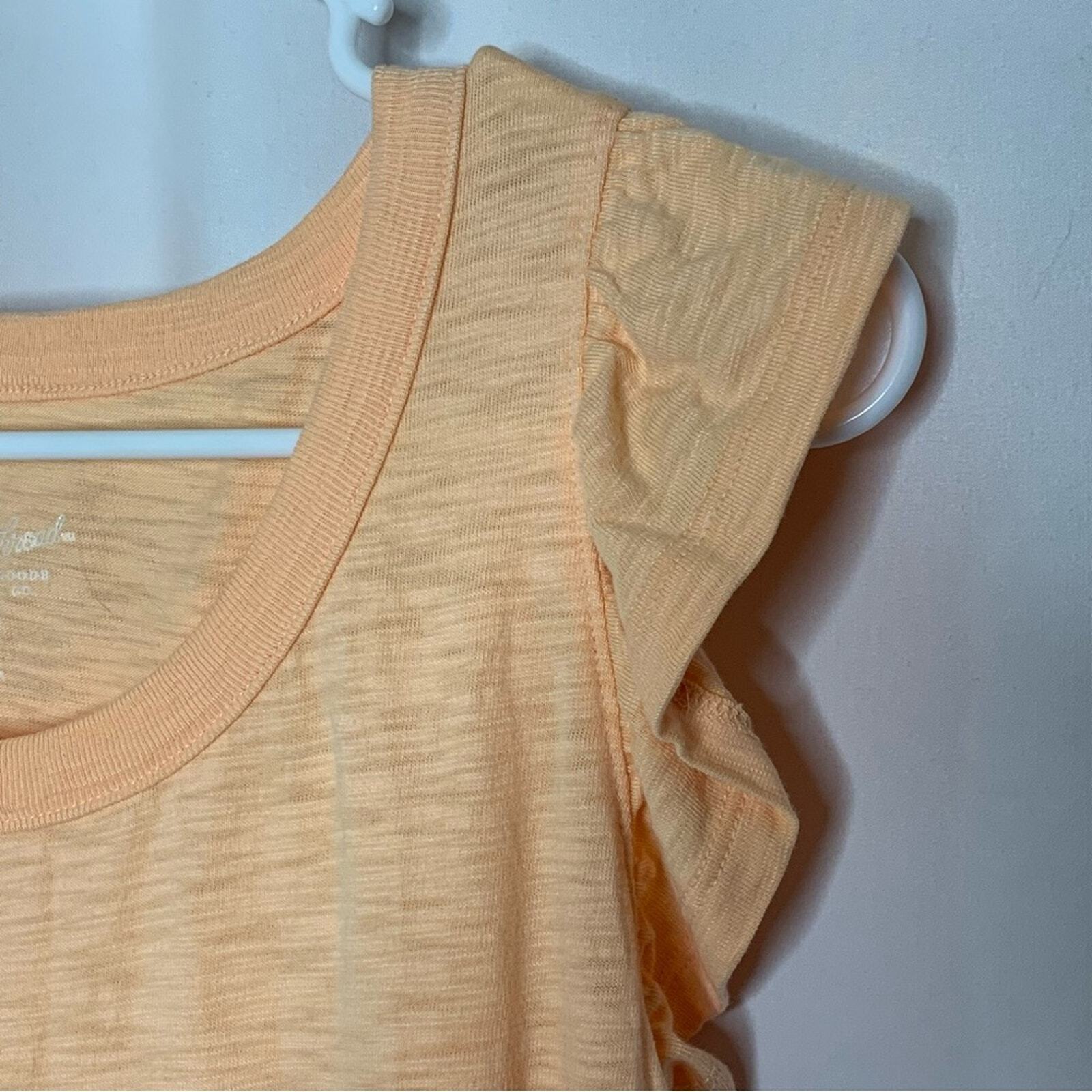 Universal Thread Womens Maxi T Shirt Dress Peachy Size Large Orange Sleeveless