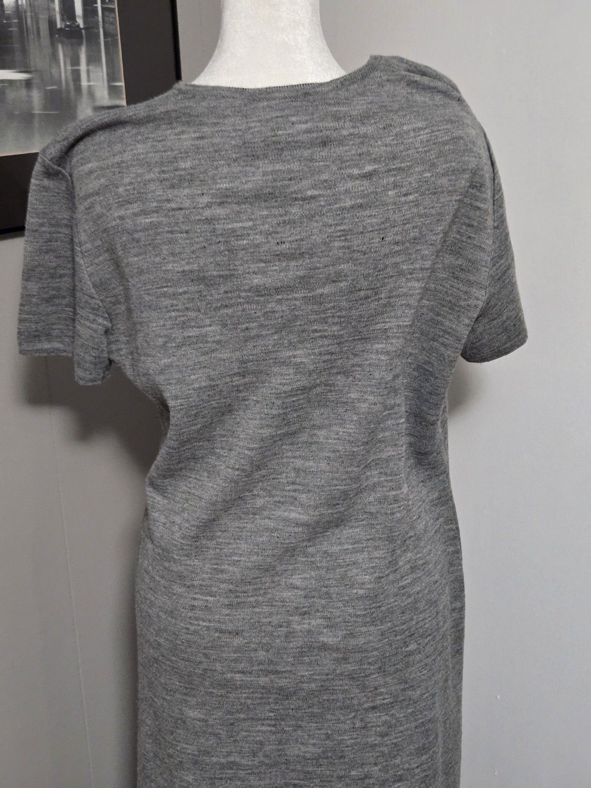 Finity Grey Sweater Dress With Matching Sweater Size Large