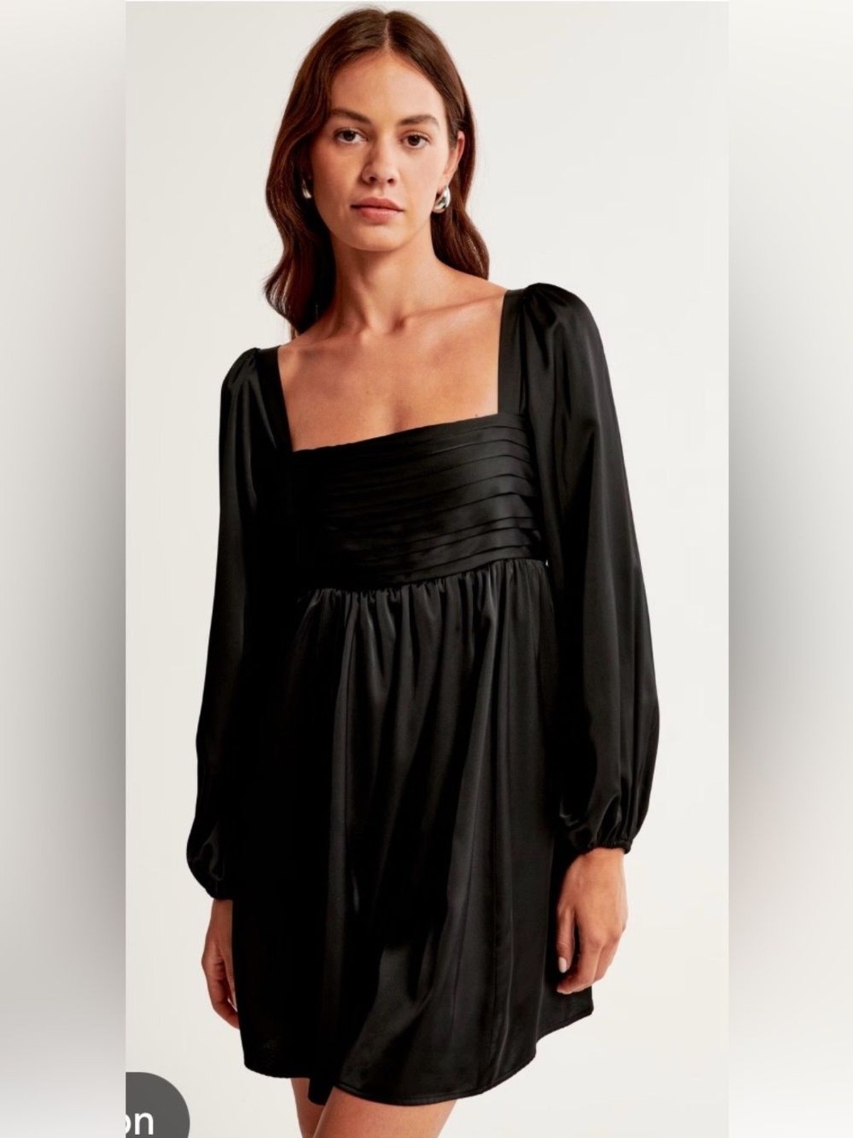 Abercrombie & Fitch Emerson Long Sleeve Mini Dress – Size M Tall (MT)