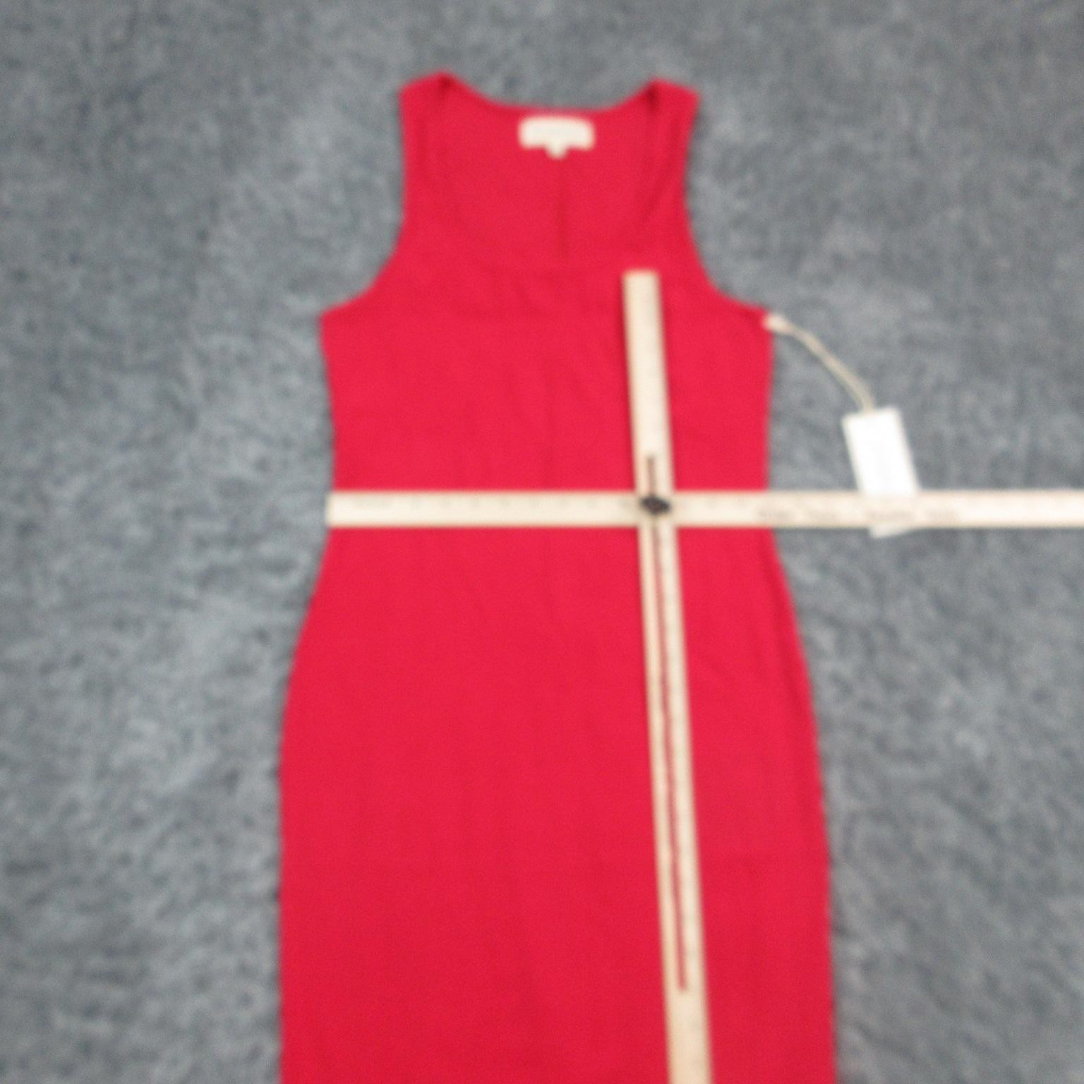 The Standard Stitch Dress Womens Large Ribbed Tank Midi Made in USA Tencel NWT