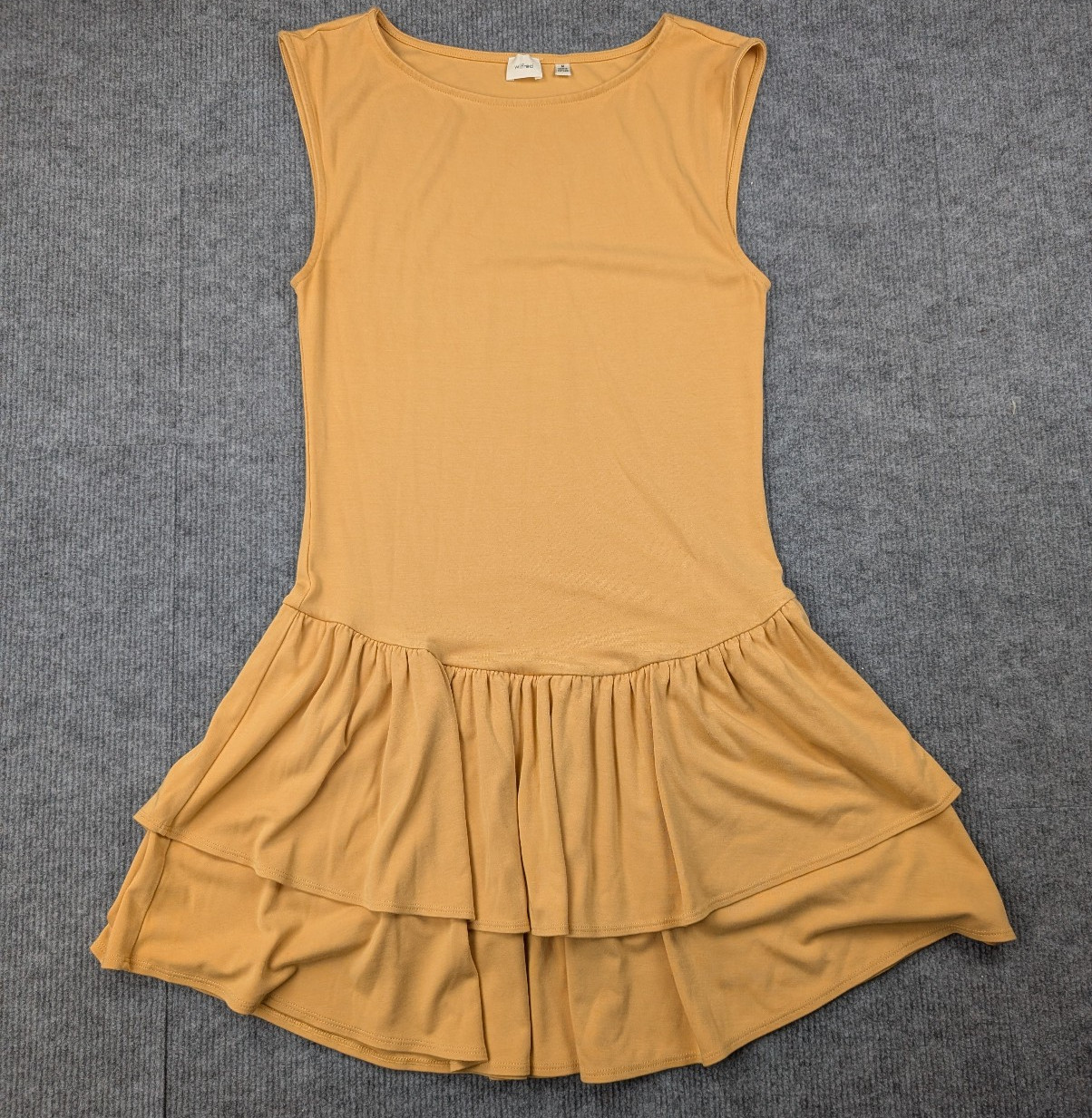 Aritzia Wilfred Bloomsbury Dress Womens Medium Goodlux Drop Waist Minimalist