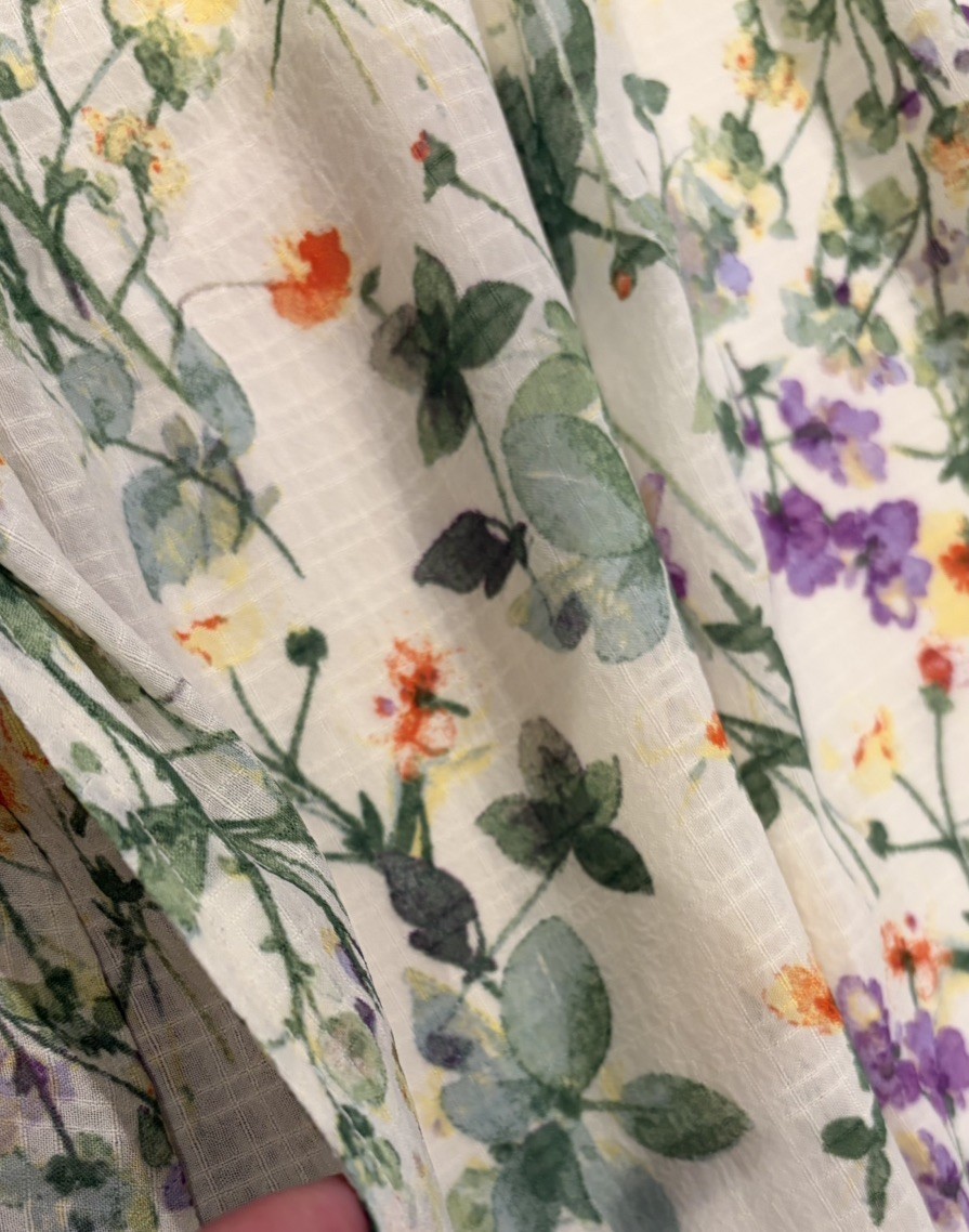 NWT 1X Max Studio Women’s Plus Size Multi-color Floral V-Neck Tiered Maxi Dress