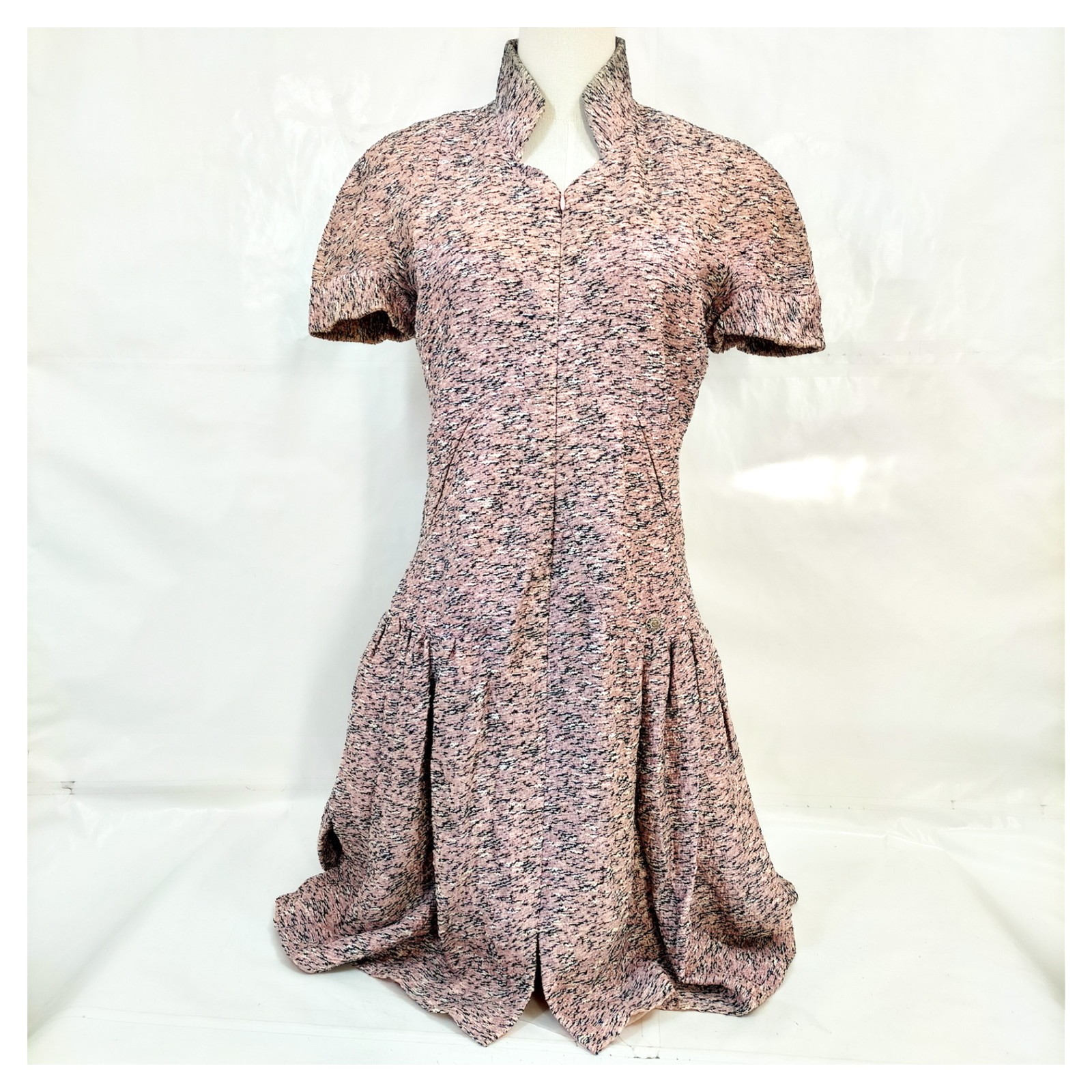 Chanel Dress Ladies Cotton Silk Nylon 3978527