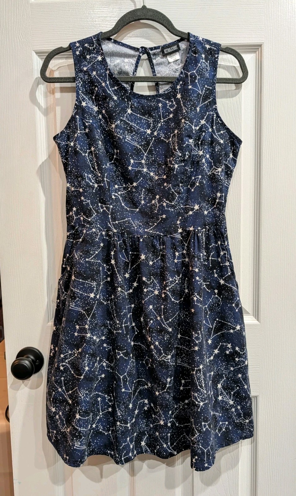 Retrolicious Constellation Celestial Dress Large Stars Galaxy Retro USA Glows!