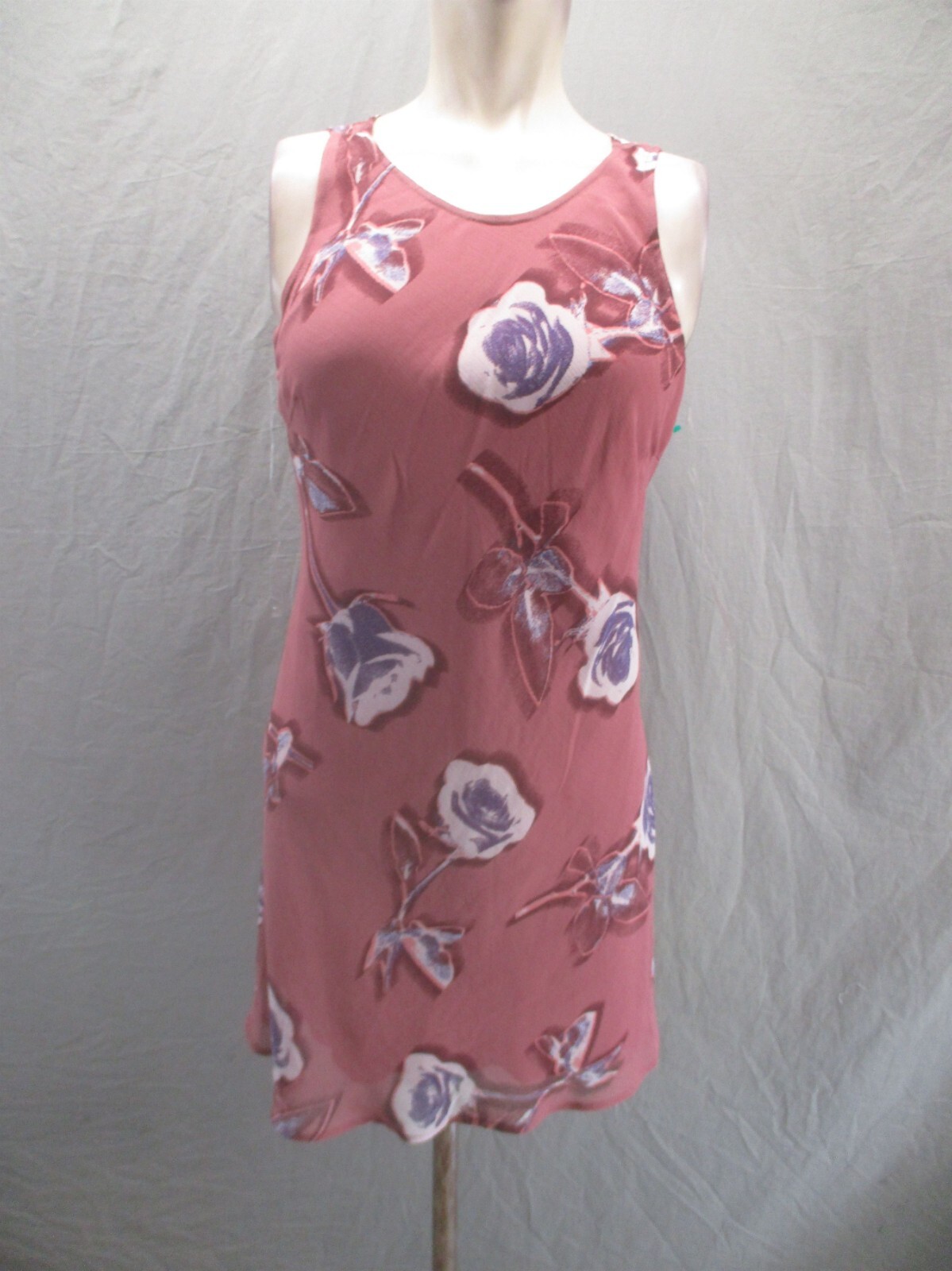 Wild Fable Size XS Womens Pink Sleeveless Back Tie Lightweight Shift Dress 453