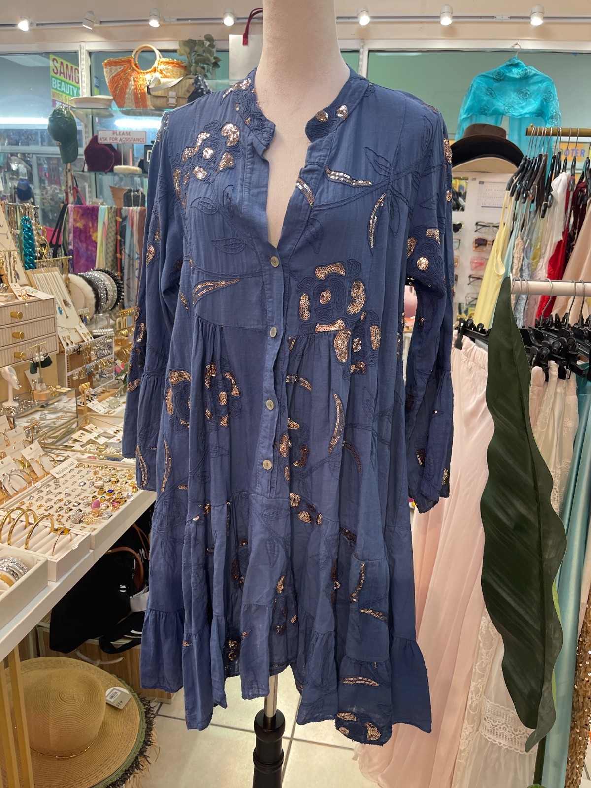 100% cotton dress, made in India