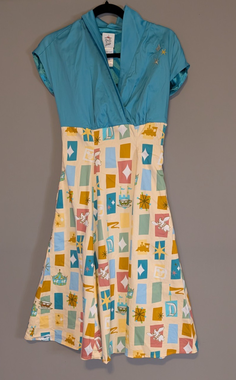Disney Parks Dress Shop Fantasyland Magic Kingdom Castle Dress XS