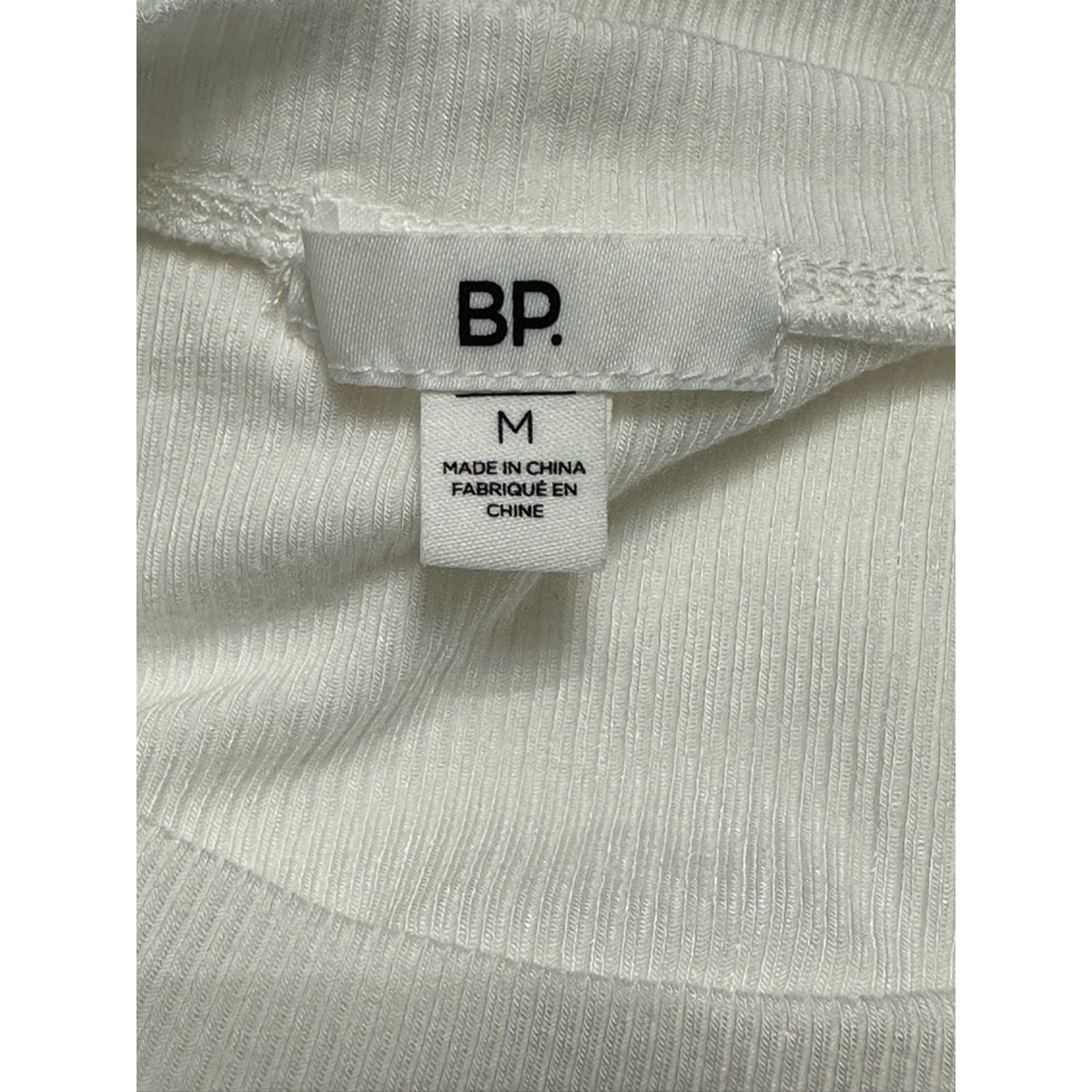 BP. Sheath Dress Midi Length Stretchable Rayon Fabric Blend White Women’s M NWOT