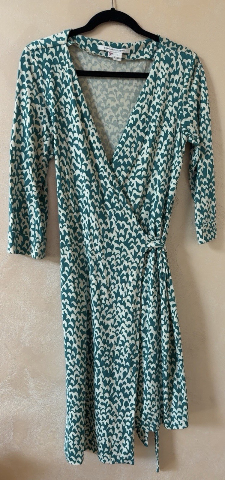 Diane von Furstenberg Wrap Around Multicolour Dress Size 12