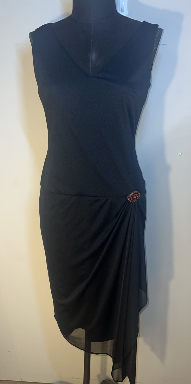 NWT Coldwater Creek Classic Elegant Semi Formal Dress with Waterfall Skirt